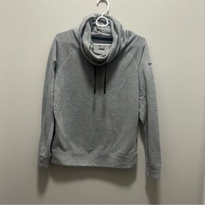 Women’s Nike Gray Cowl Neck Turtleneck Drawstring Sweatshirt size small S